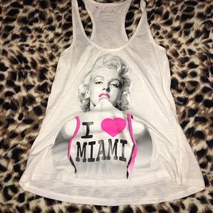 Marylin Monroe I ❤️ Miami tank