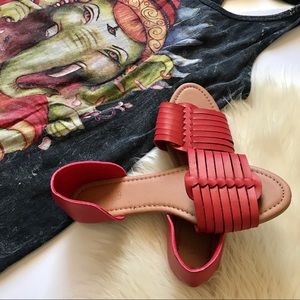 Boho Huarache Slip On Sandals