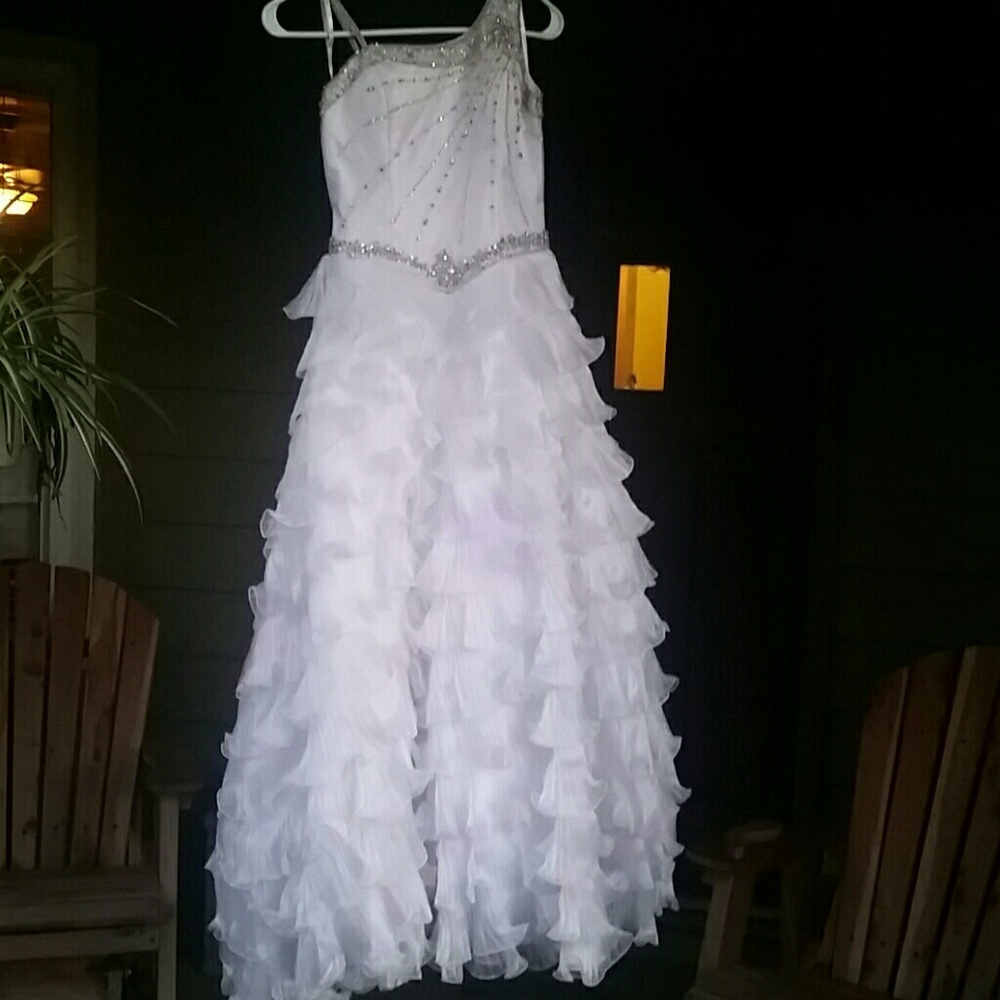 The little rosi pageant white dress