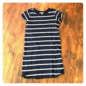 Stripped t shirt dress