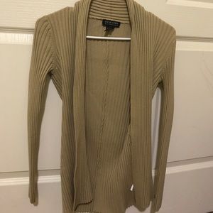 Tan cardigan