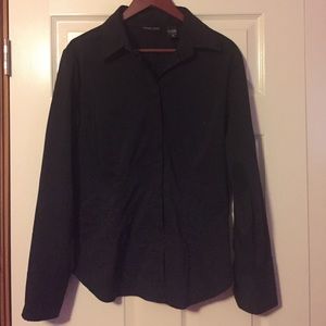 Black NY&C button down