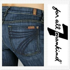 7FAM Dojo NY Dark Wash 26x29