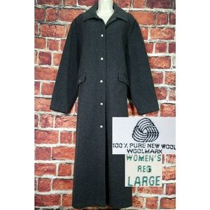 LL Bean Women Winter Long Maxi Walker Coat Sz L