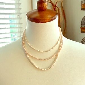 Layered "Pearls" Necklace