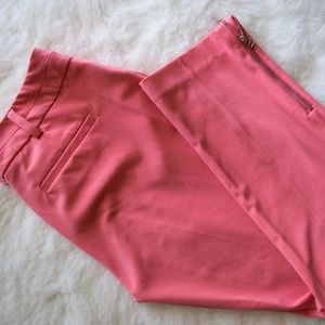 Ankle Dress Pants with Zipper detail