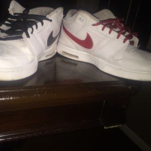 Older Custom white and black air force 1