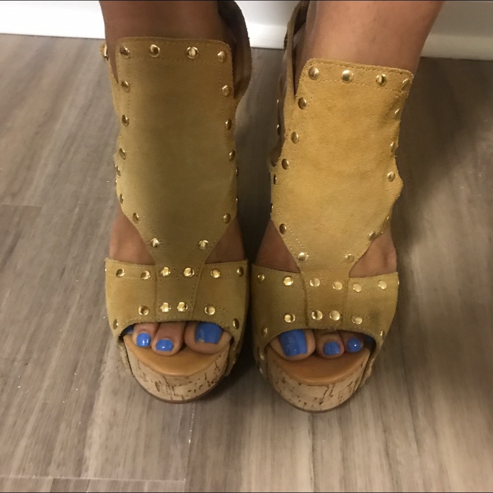 Cork Wedge Sandals