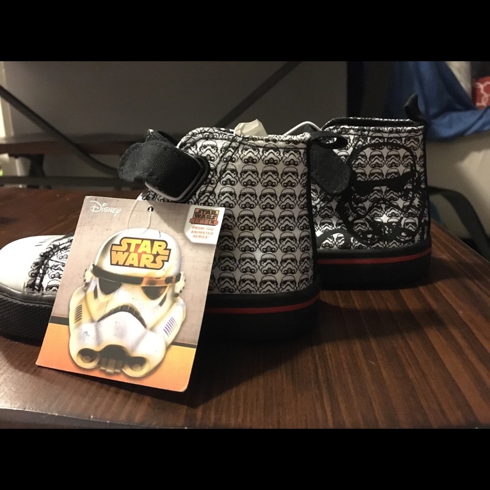 5T baby Star Wars high tops