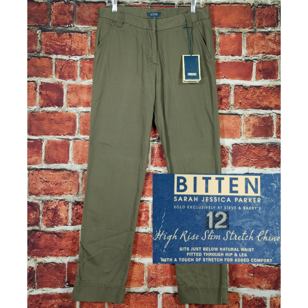 NWT Bitten Sarah Jessica Parker Chino Pants Sz 12