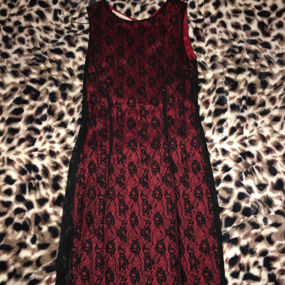 Black lace dress