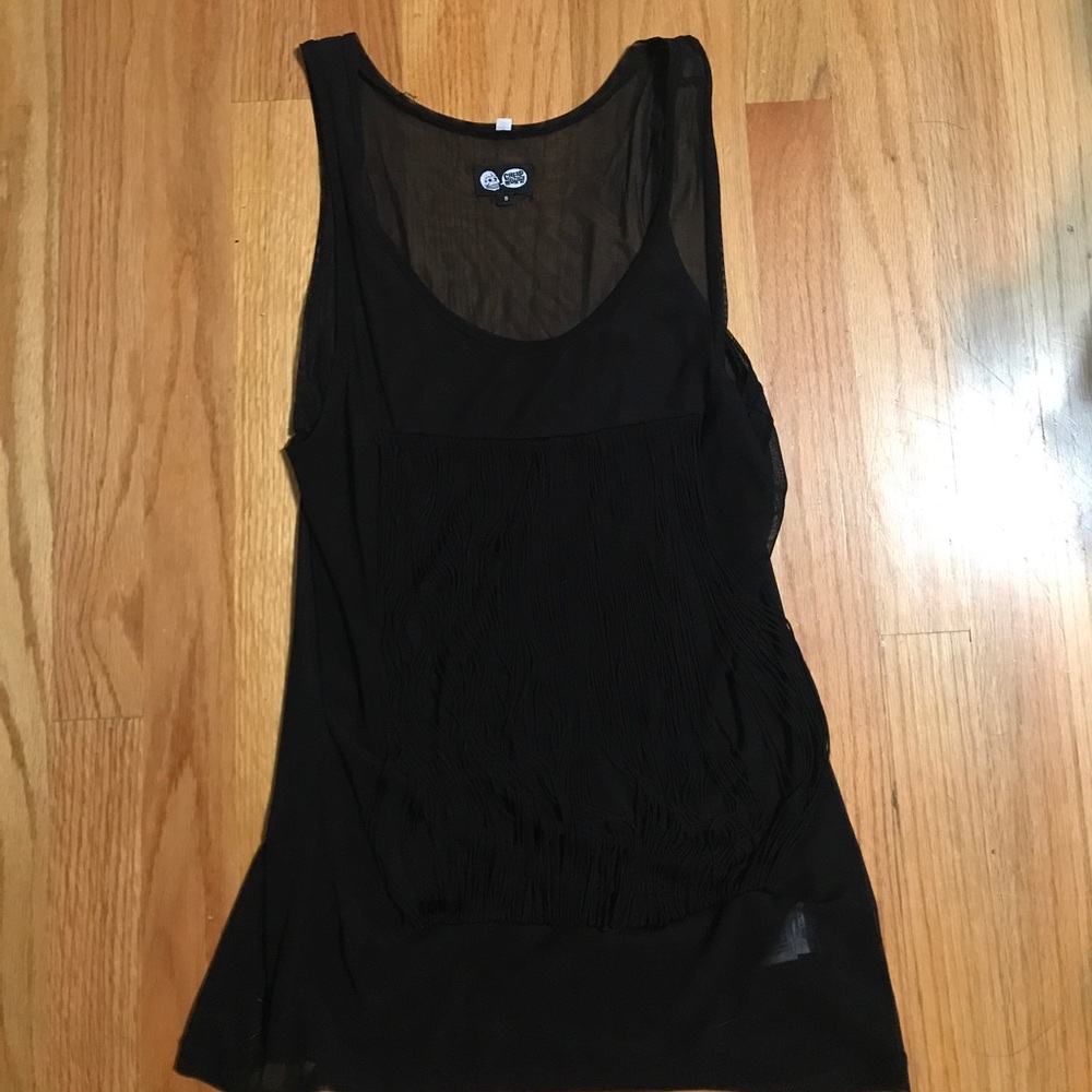 Cheap Monday fringe and sheer top