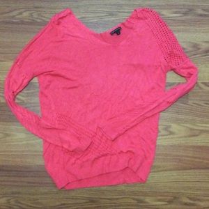 Orange lightweight sweater