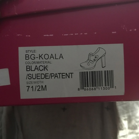 BCBG Suede Platform Pumps - Picture 6 of 6