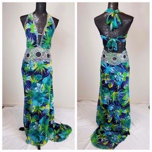 Bahiye Fashion Prom Pageant Drag Club Dress Gown