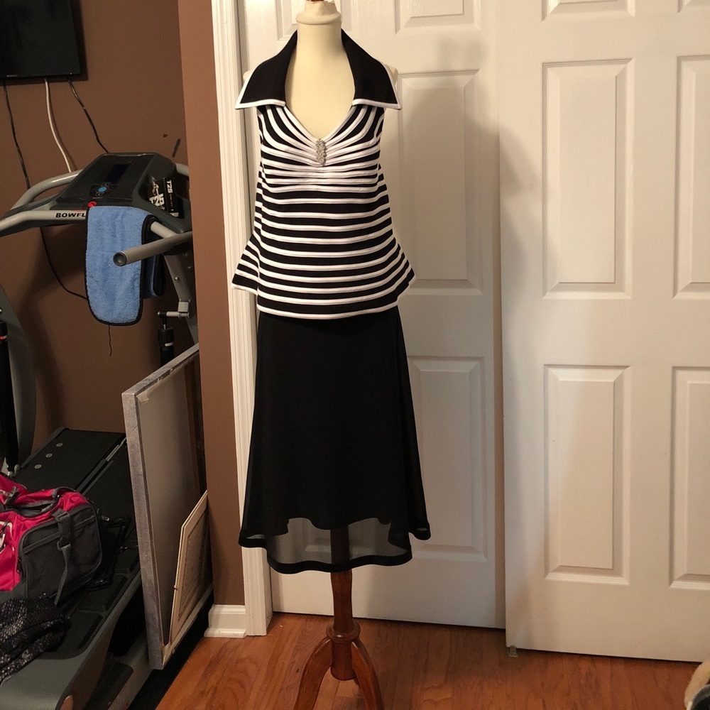 Formal skirt and top