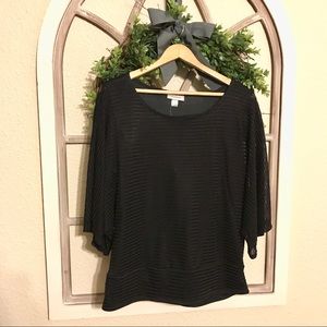 NWT Dressbarn women's black blouse - XL