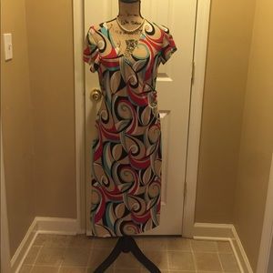 Women dress multi color