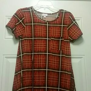 HTF Plaid Lularoe Carly