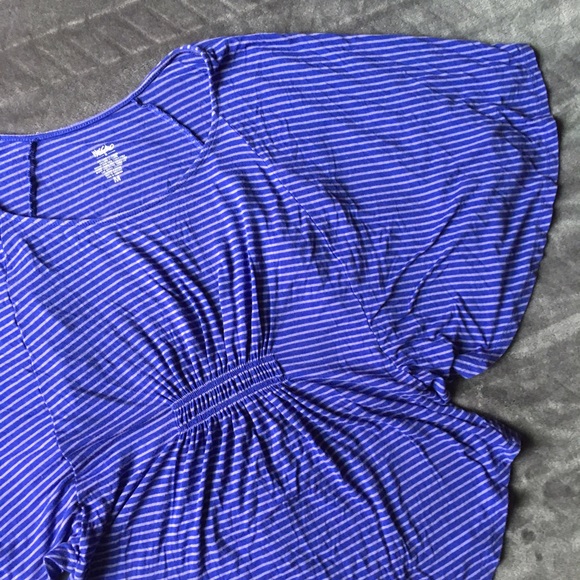 Mossimo Supply Co. Tops - 🎯PRICE DROP🎯 TARGET PURPLE STRIPE DRESSY TOP