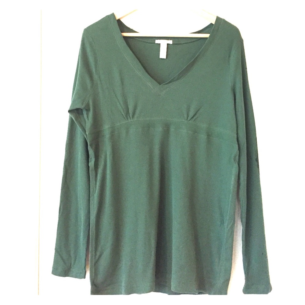 Comfy ribbed long sleeve T-shirt