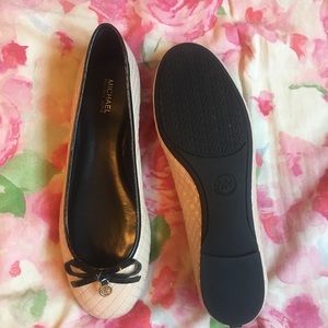 Michael Kors embroidered flats