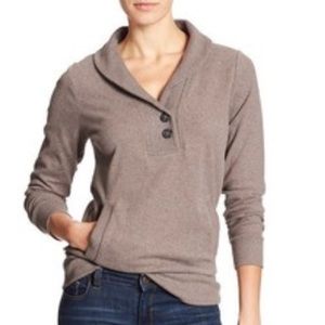 Banana Republic Factory shawl collar pullover, XL
