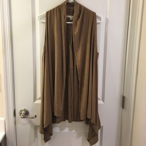 Suede Racerback Vest. Size M.