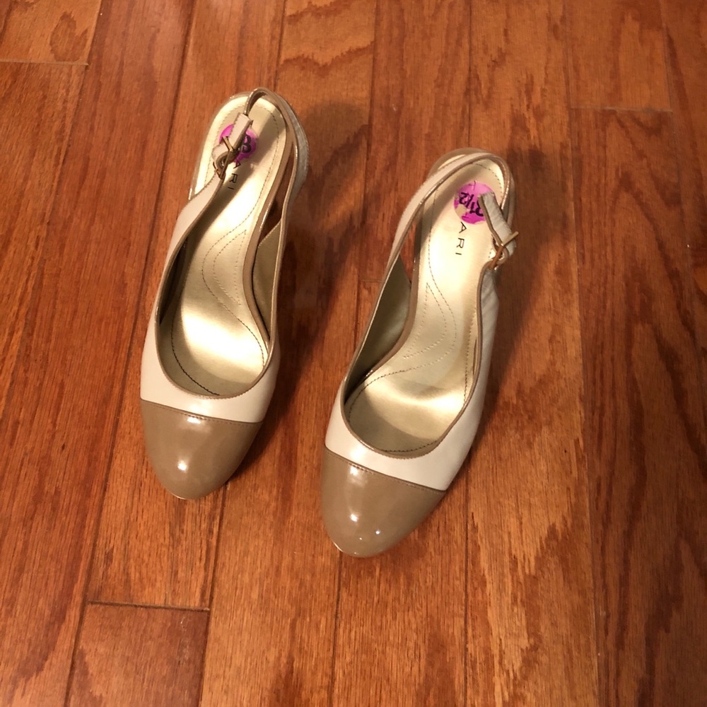 Two tone high heels