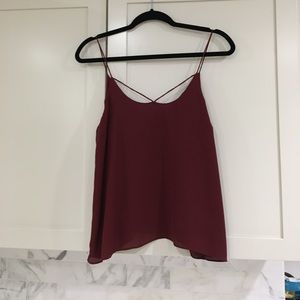 Lucca Couture Blouse - Wine