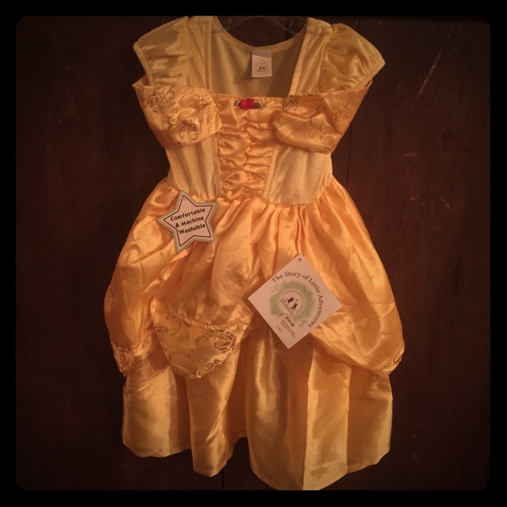Yellow Beauty Satin Dress