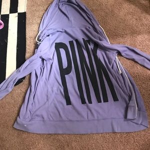 PINK zip up sweatshirt