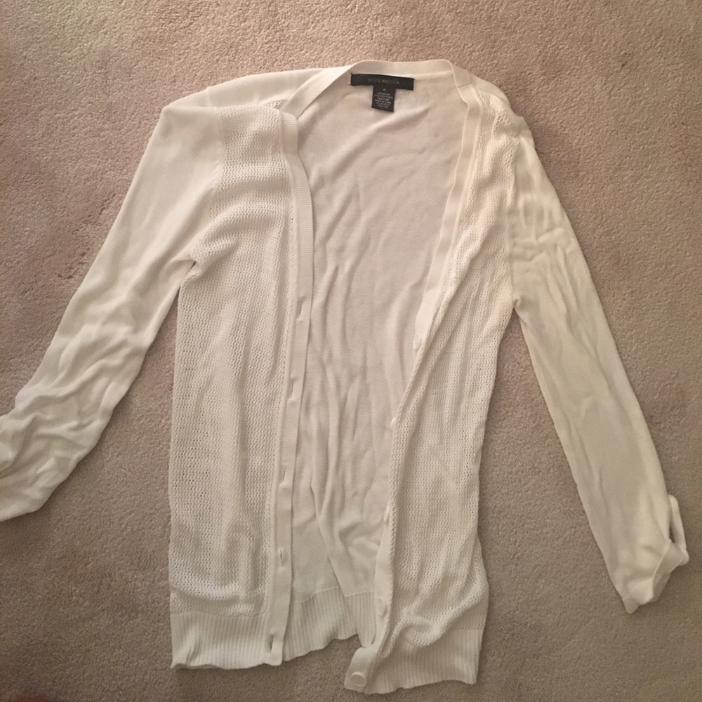 White Cardigan