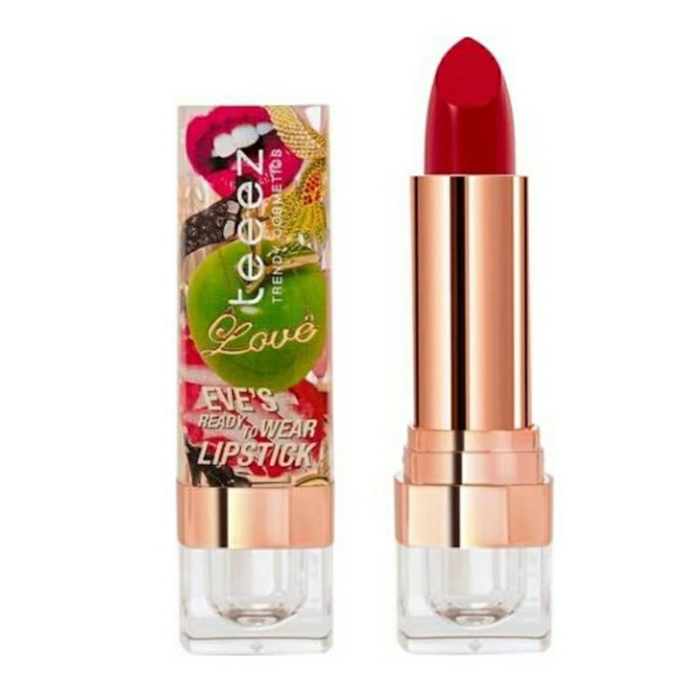 Teeeze romantic red lipstick