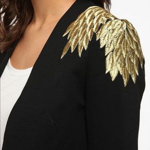 Sparkle and Fade GOLD embroidery blazer