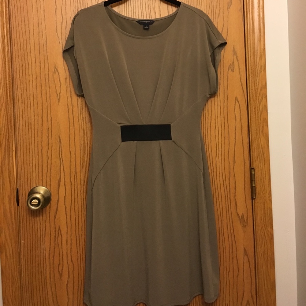 Banana Republic Olive/Beige Dress