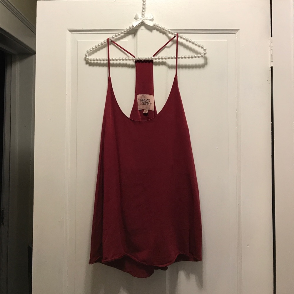 Red Tank Top ; Thread Supply
