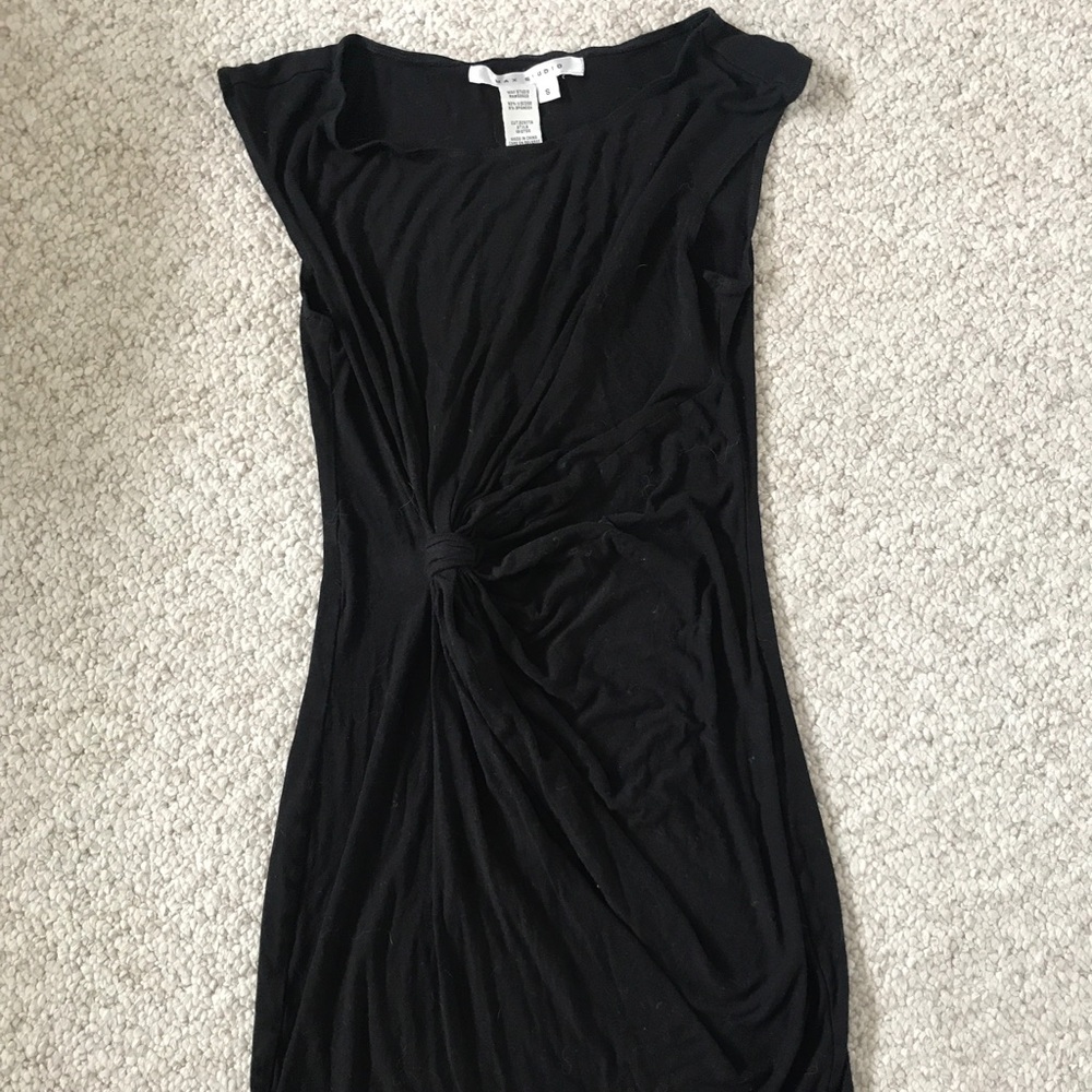 Max Studio black midi dress S