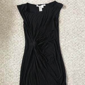 Max Studio black midi dress S