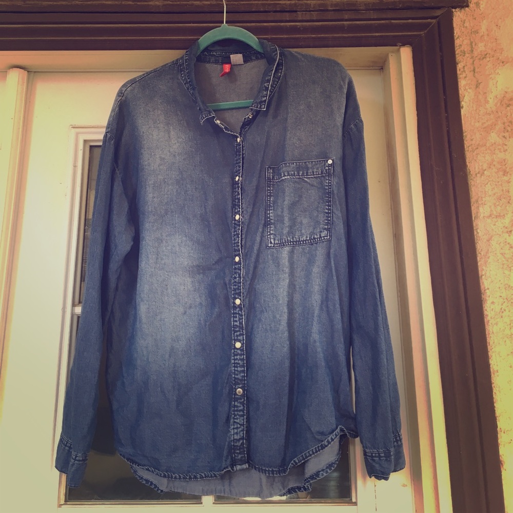 H&M Denim Blouse