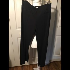Black stretch pants