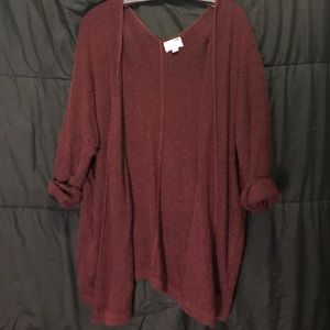 LA Hearts Poncho Cardigan