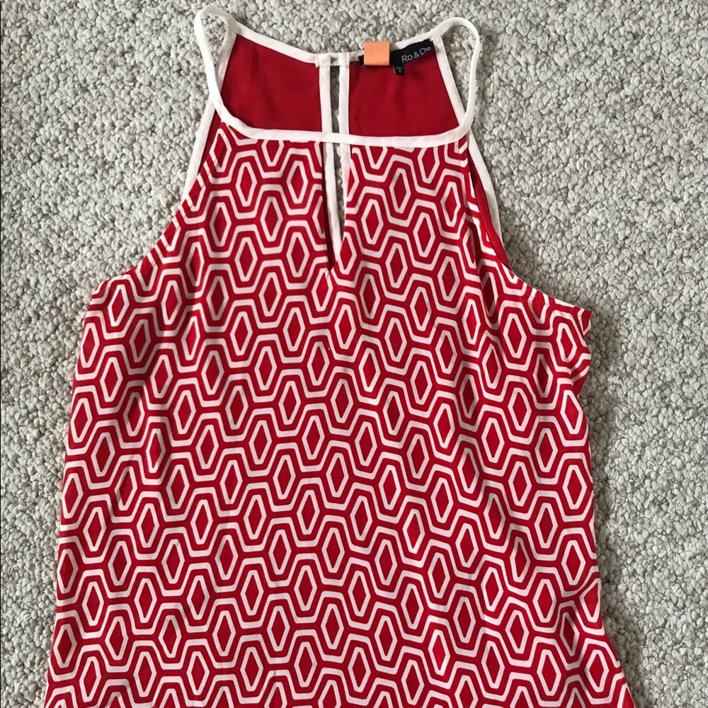 Nordstrom's red patterned camisole S
