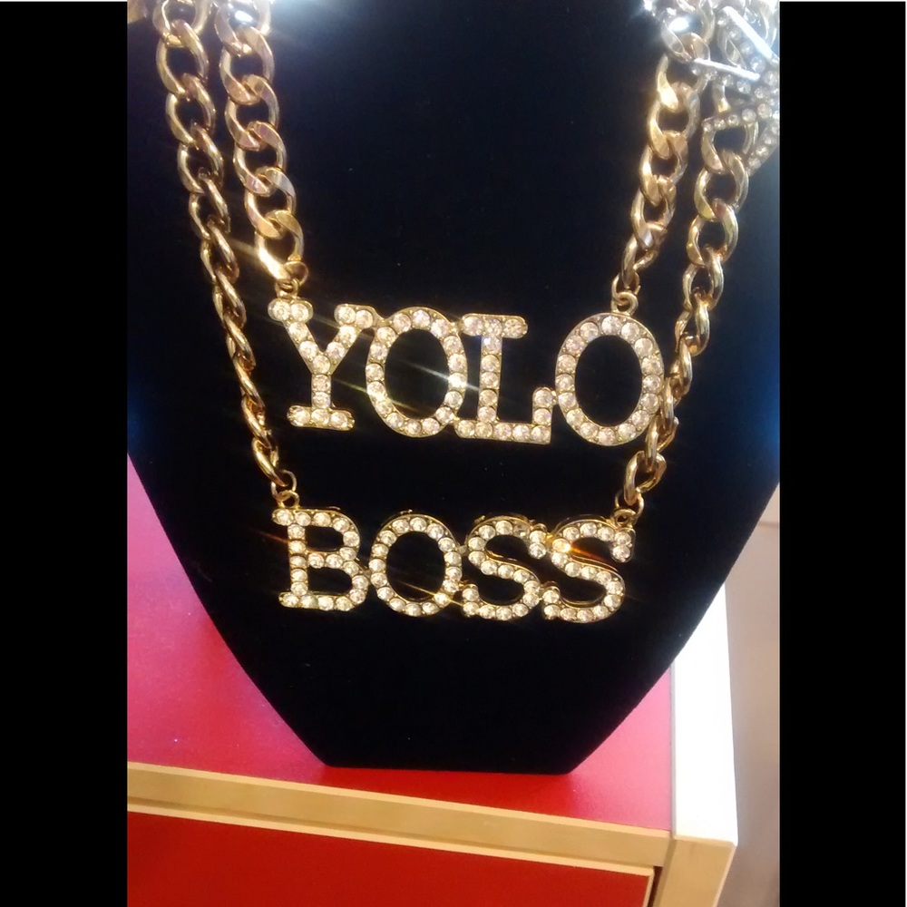 Two  pieces of Word Jewelry