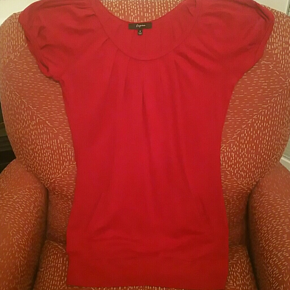 EXPRESS SCOOP NECK TEE