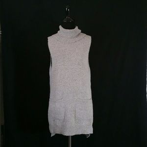 Forever 21 Tunic cowl neck sweater sleeveless Sz S