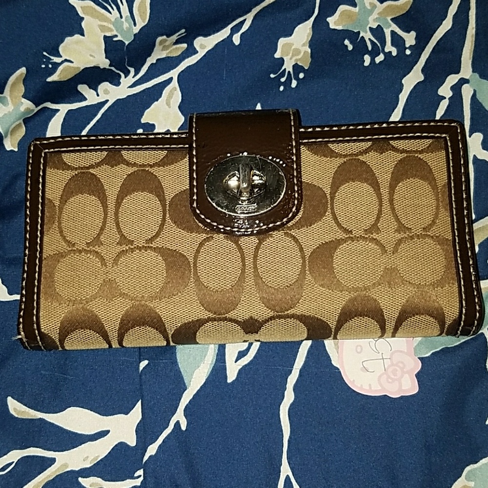 Coach double wallet