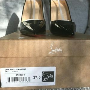 Never Worn Christian Louboutin Black So Kate
