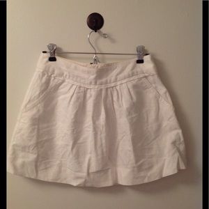 White jcrew skirt