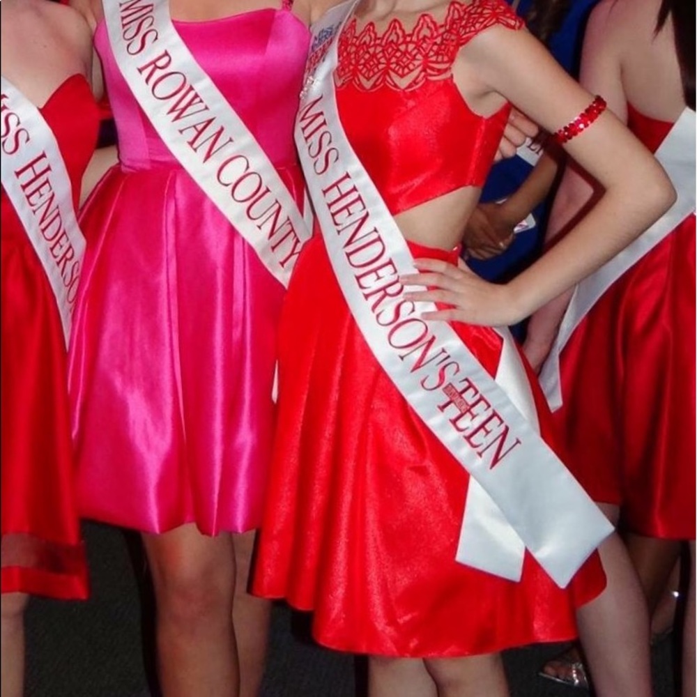 Red Sherri Hill authentic 00